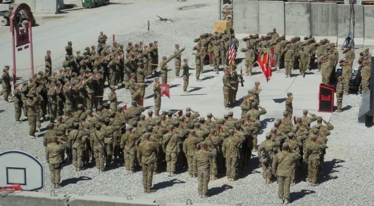 Task Force Trojan Horse TOA ceremony